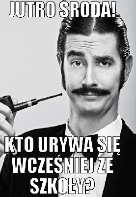 Mężczyzna jutro środa